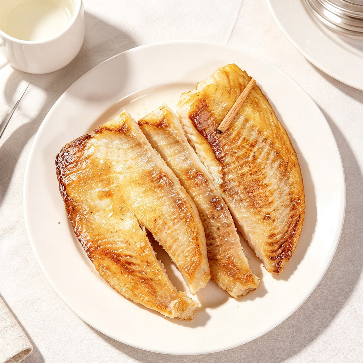 Golden Pan-Seared Tilapia Fillets