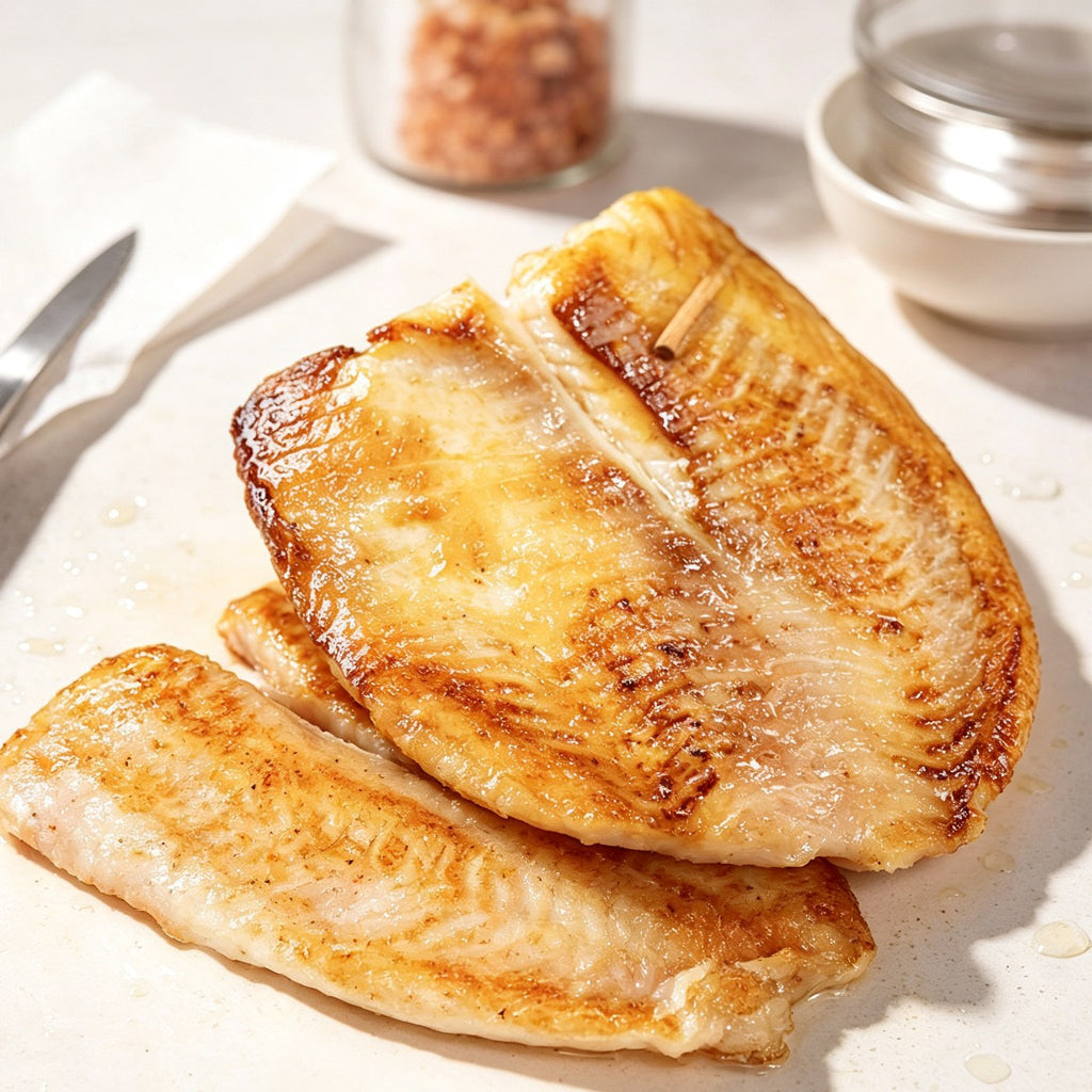 Golden Pan-Seared Tilapia Fillets