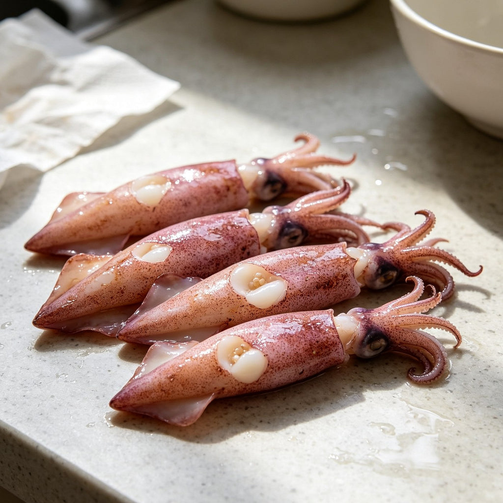 Tender Whole Baby Squid