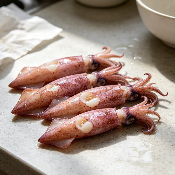 Tender Whole Baby Squid