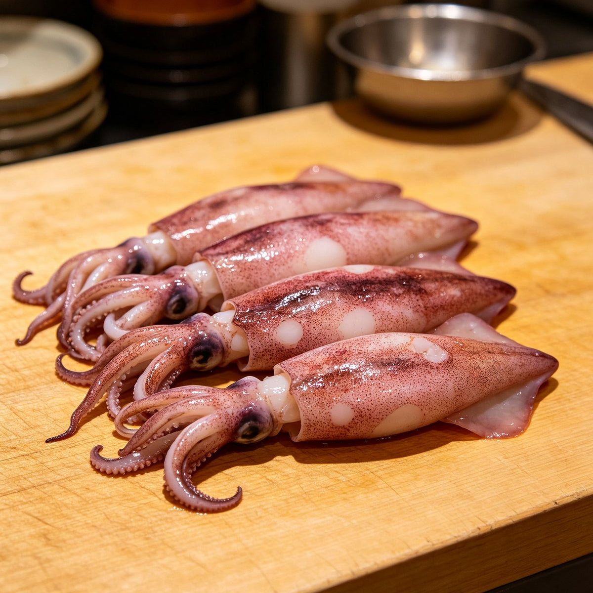 Tender Whole Baby Squid